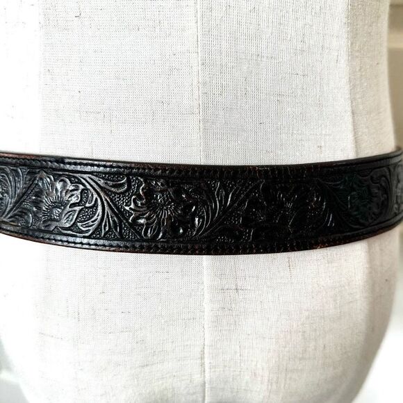 Leegin brown leather silver buckle belt - Picture 13 of 14